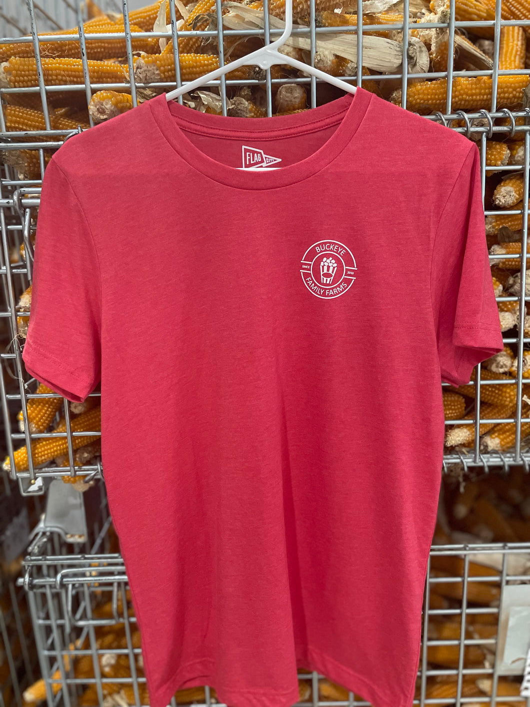 Buckeye Family Farms T-Shirt in Red